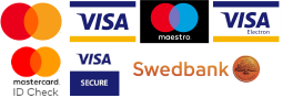 Visa, Mastercard, Swedbank